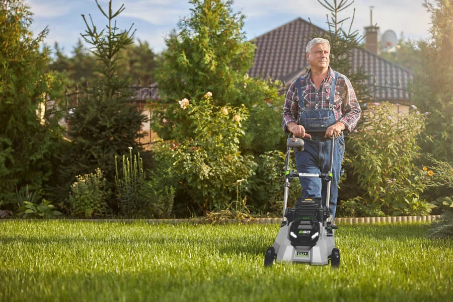 battery self propelled lawn mowers