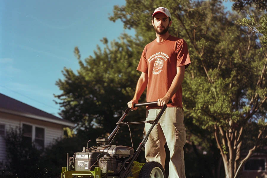 battery self propelled lawn mowers