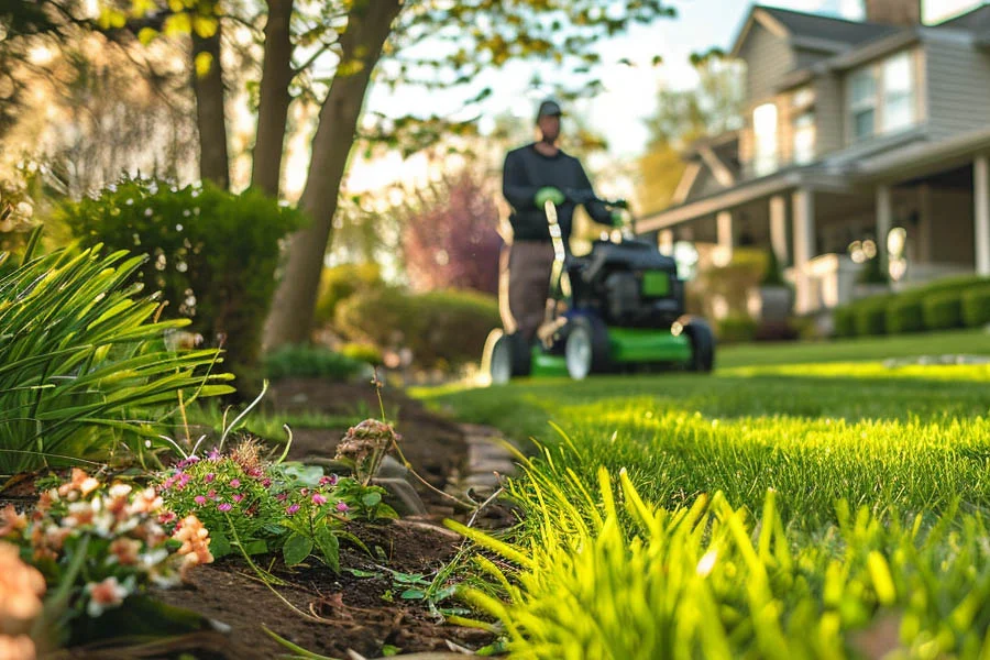 self propelled push lawn mowers