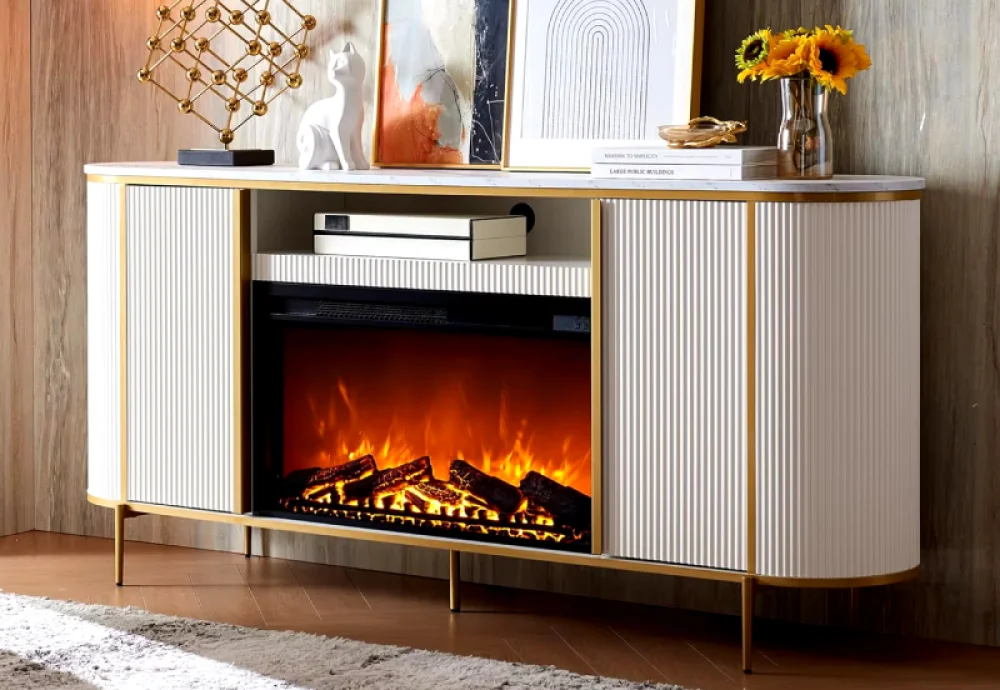 electric fireplace modern