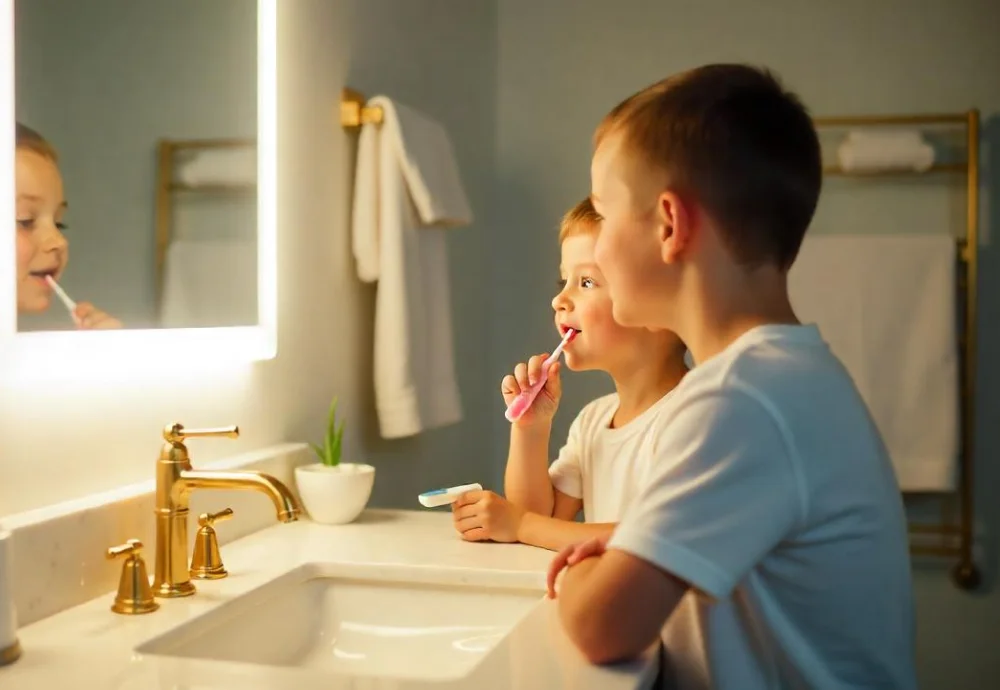 wall mounted vanity mirror