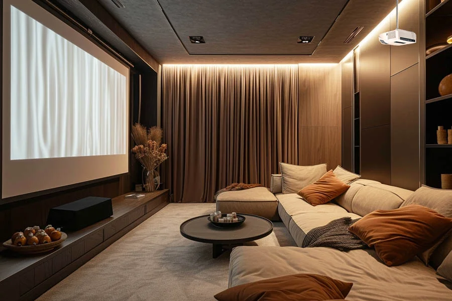 living room tv projector